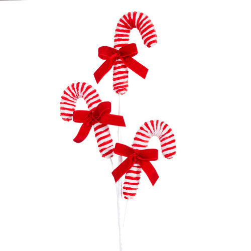 Raz Imports Pick, Candy Cane - 22" (F4306674)