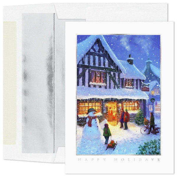 Masterpiece Studios Boxed Holiday Cards, Happy Holiday Scene (965800)