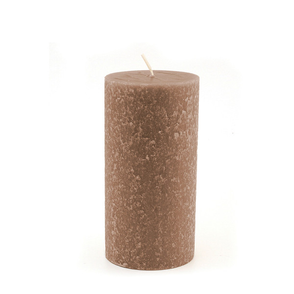 Root Timberline Pillar Candle, 3x6" Unscented Portobello (336458)