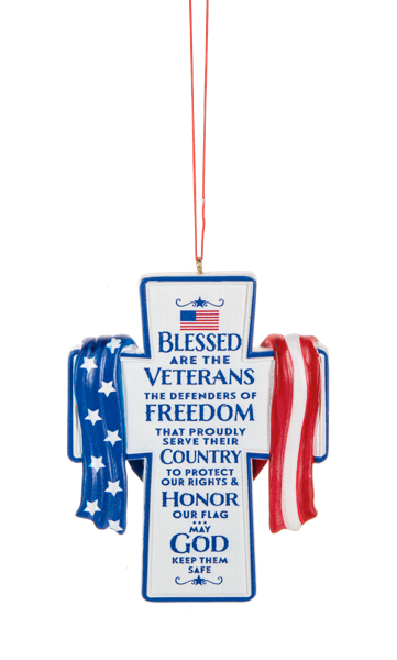 Midwest Ornament, Blessed Are The Veterans (MX187178)