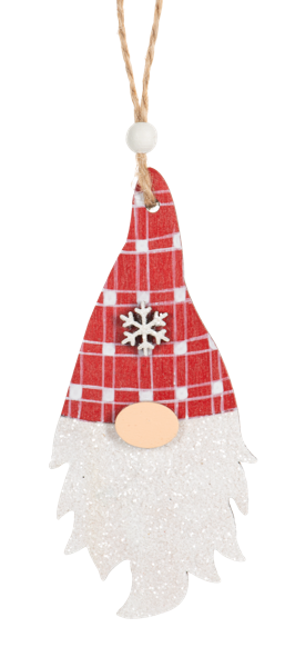 Midwest Ornament, Gnome - Checkered (MX189322B)