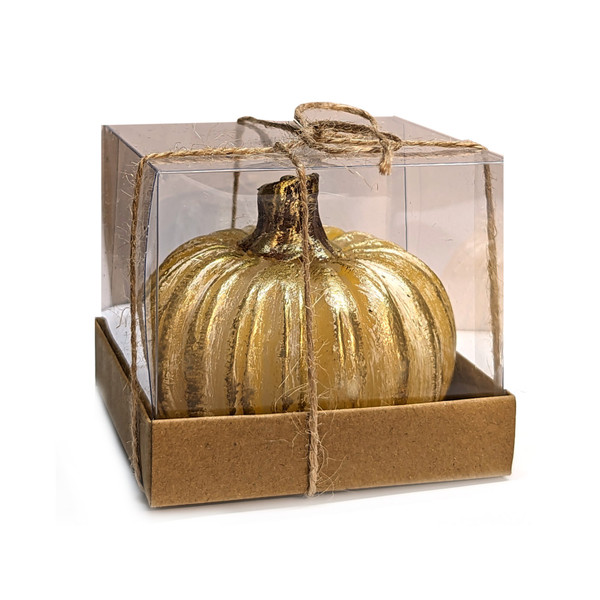 One Hundred 80 Degrees Pumpkin Candle, Yellow (HG0106)