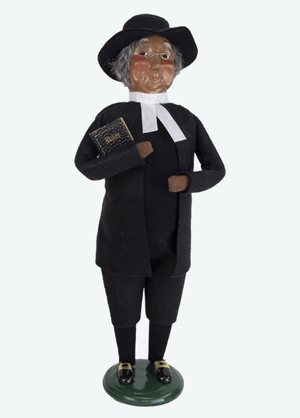 Byers' Choice Caroler, African American Country Parson (AA4361)
