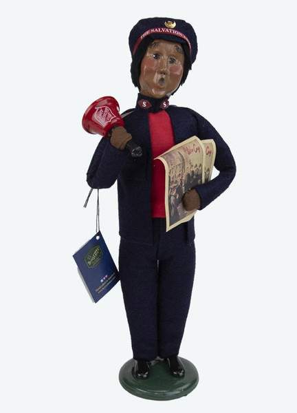 Byers' Choice Caroler, African American Salvation Army Man With Bell (AA4412A)