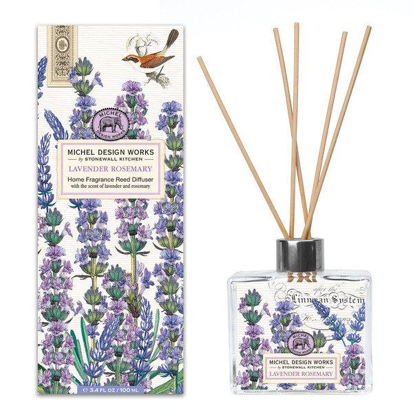 Michel Design Works Home Fragrance Reed Diffuser, Lavender Rosemary (823081)