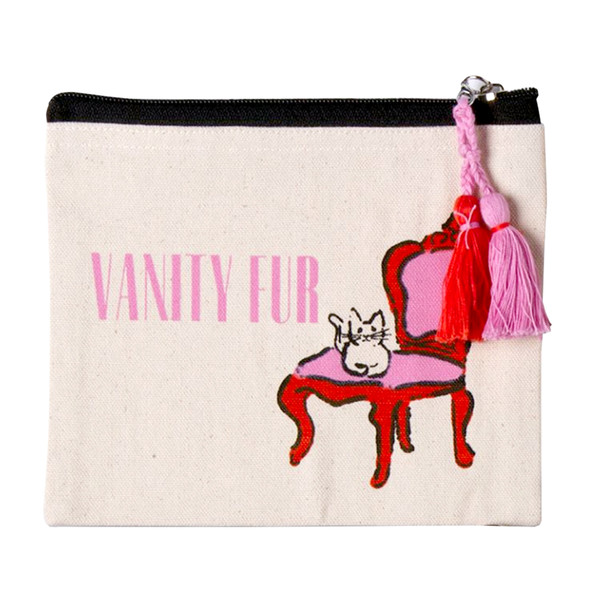 TAG Cat Zip Pouch, Vanity Fur (G11311A)