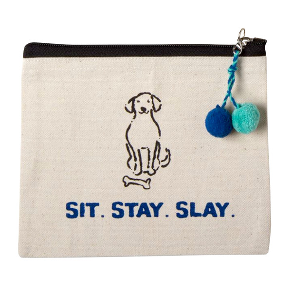 TAG Dog Zip Pouch, Sit Stay Slay (G11312C)