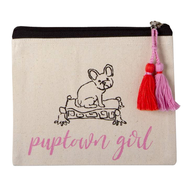 TAG Dog Zip Pouch, Puptown Girl (G11312D)