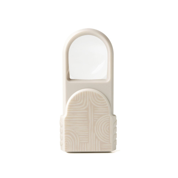 DM Merchandising Optimum Optical OptiSlide LED Pocket Magnifier, White (OPTSLD-WHITE)
