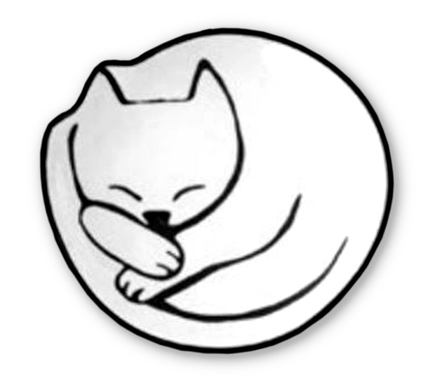 One Hundred 80 Degrees Sleeping Animal Sculpted Dish, Cat (CD0033A)