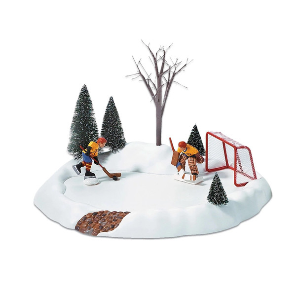 Department 56 Village Accessories, Hockey Practice Animated (56.52512)