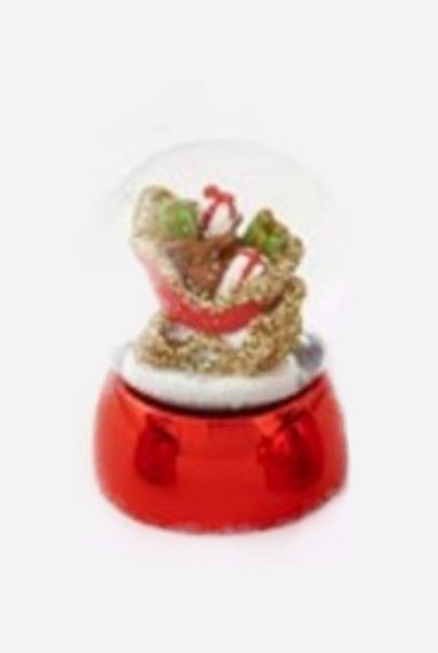 One Hundred 80 Degrees Tinsel Town Character Water Globe, Sleigh (GG0047D)
