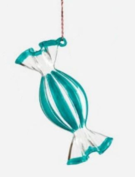 One Hundred 80 Degrees Large Candy Twist Ornament, Blue (HU0053B)