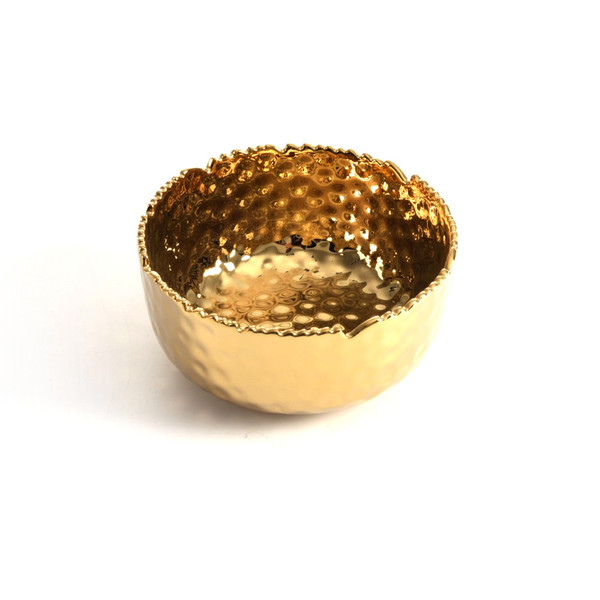 Pampa Bay Golden Millennium Bowl, Round - Medium (CER-2588G)