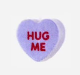 One Hundred 80 Degrees 6" Valentines Day Conversation Heart Decor, HUG ME (WH0185D)