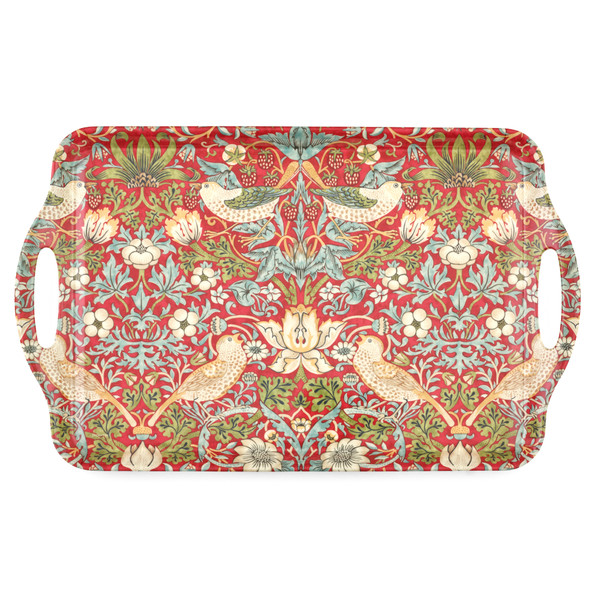 Pimpernel Handled Melamine Tray, Strawberry Thief Red (2019518718)