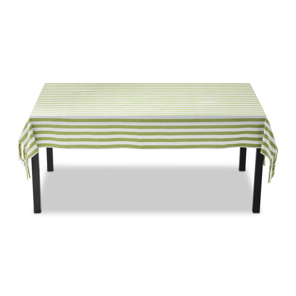 TAG Tablecloth, Springtime Stripe, Green (G17853)