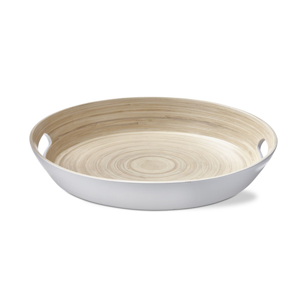 TAG Bamboo Serving Tray - White (G17798)