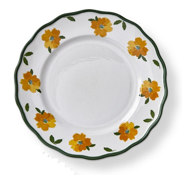 TAG Appetizer Plate, Springtime Floral - Yellow (G17983A)