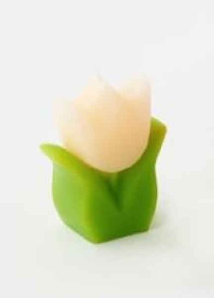One Hundred 80 Degrees Tulip Candle, Cream (NE0467D)