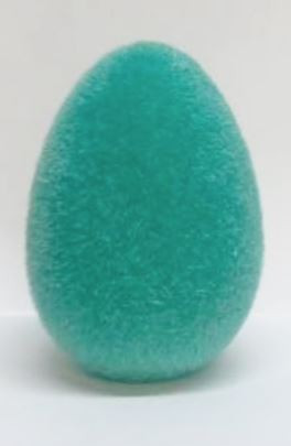 One Hundred 80 Degrees Flocked Egg, Teal- Medium (WH0138I)
