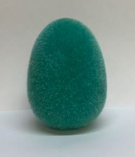 One Hundred 80 Degrees Flocked Egg, Teal- Small (WH0138D)