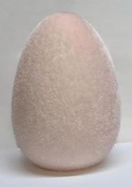 One Hundred 80 Degrees Flocked Egg, Baby Pink- Large (WH0138K)