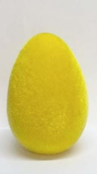 One Hundred 80 Degrees Flocked Egg, Yellow - Large (WH0138O)