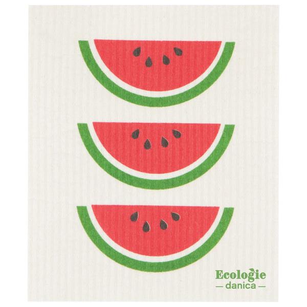 Now Designs Swedish Sponge Dishcloth, Watermelon (2000036)