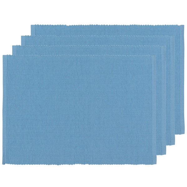 Now Designs Spectrum Placemat, French Blue - Set of 4 (901627)