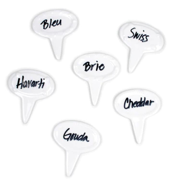RSVP Oval Cheese Markers- Set of 6 (OVAL)