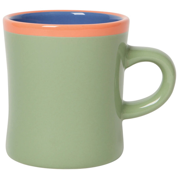 Now Designs Color Pop Diner Mug, Green (JMG1522D)