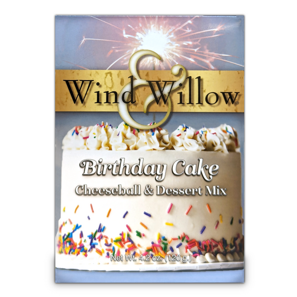 Wind & Willow Cheeseball & Dessert Mix, Birthday Cake - Set of 2 (34138)