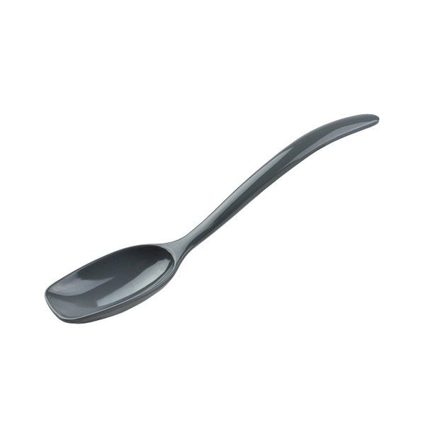 Gourmac 7.5" Melamine Mini Spoon, Steel Gray (3517GY)