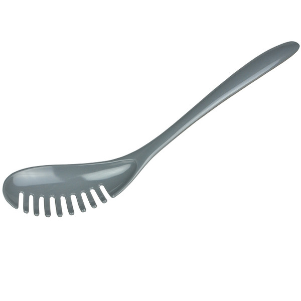 Gourmac 12.5" Melamine Pasta Spoon, Steel Gray (3534GY)