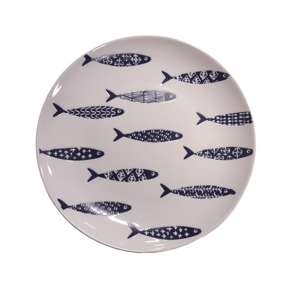 One Hundred 80 Degrees Plate, School of Fish - 12 Fish (MT0015D)