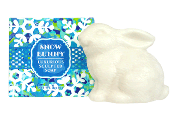 Greenwich Bay 3oz Sculpted Soap, Snow Bunny (R57B03)