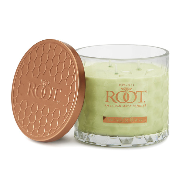 Root Honeycomb Candle, 3-Wick - Tea Leaf & Honey (6313356)