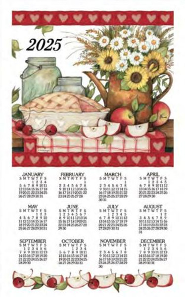 Kay Dee Towel Calendar, Apple Pie - 2025 (F3465)