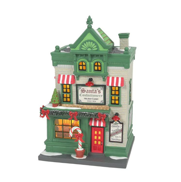 Department 56 Christmas In The City - Santa's Corner Confectionary (6013402)