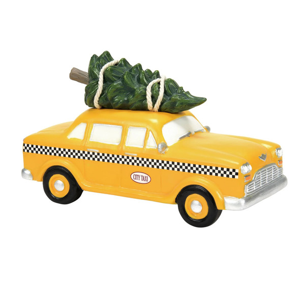 Department 56 Christmas In The City - Hailing Christmas Cab (6013405)