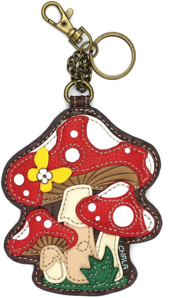 Chala Key Fob/Coin Purse,  Mushroom  (806MR0)