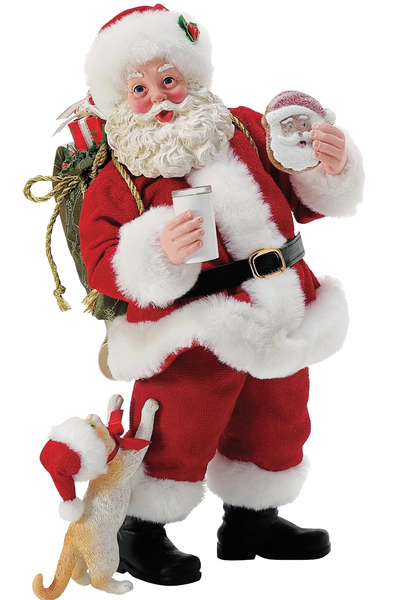 Enesco Possible Dreams Santa Figurine, Scratching Post (6014781)