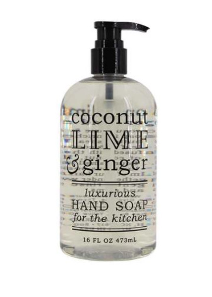 Greenwich Bay 16oz Liquid Hand Soap, Coconut Lime & Ginger (R2Y0K1)