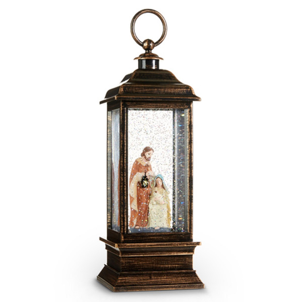 RAZ Imports Holy Family Lighted Water Lantern - 11" (4316927)
