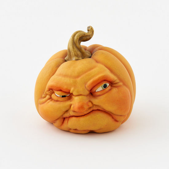 One Hundred 80 Degrees Character Pumpkin, Squishy Face (TM0313)