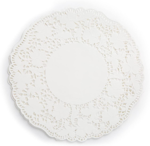Fox Run 8" Doily, Pack of 24 (4372)