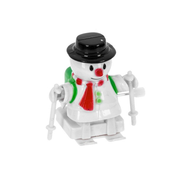 Ganz Wind Up Toy, Skiing Snowman (EX24325)