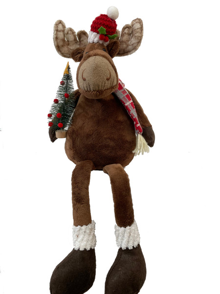 Ganz Shelf Sitter, Merry ChrisMoose - Tree (EX33642A)
