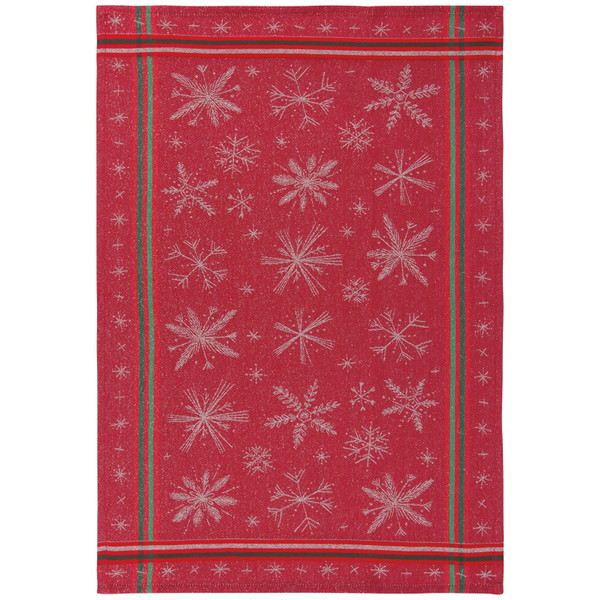 Now Designs Jacquard Dishtowel, Snowflakes (NKT2416D)